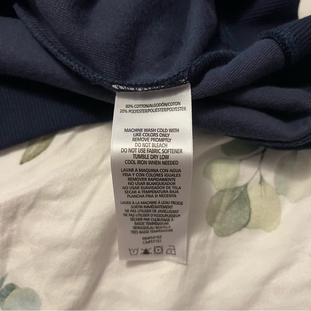 ‼️SOLD‼️ Tommy Hilfiger Navy Sport Hoodie - Picture 9 of 10